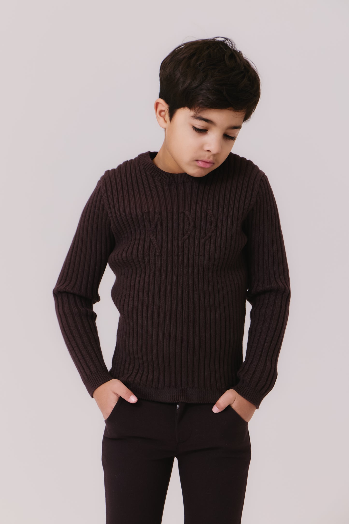 Chocolate Luke Rib Sweater