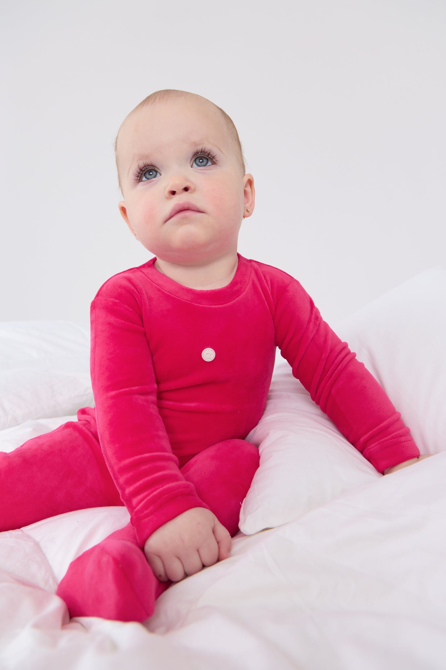 Classic Varsity Romper - Pink