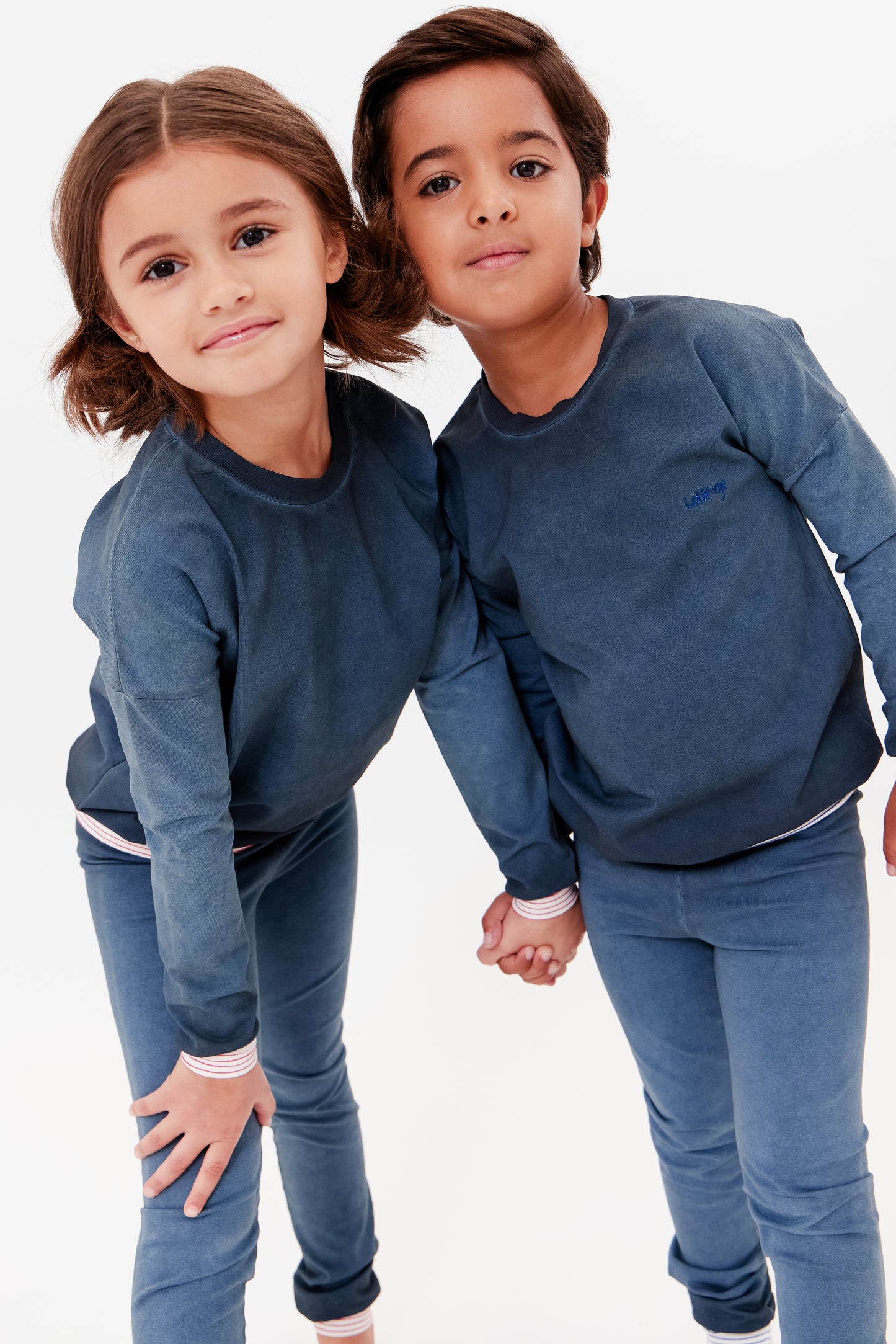 Blue Denim Wash Lounge Set