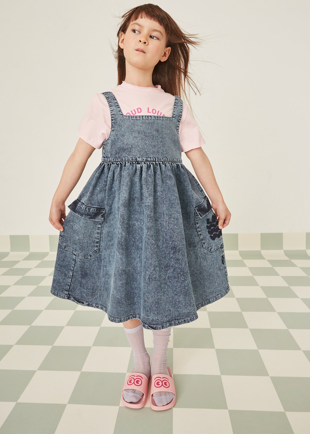 BOAT MID BLUE STONE WASH DRESS