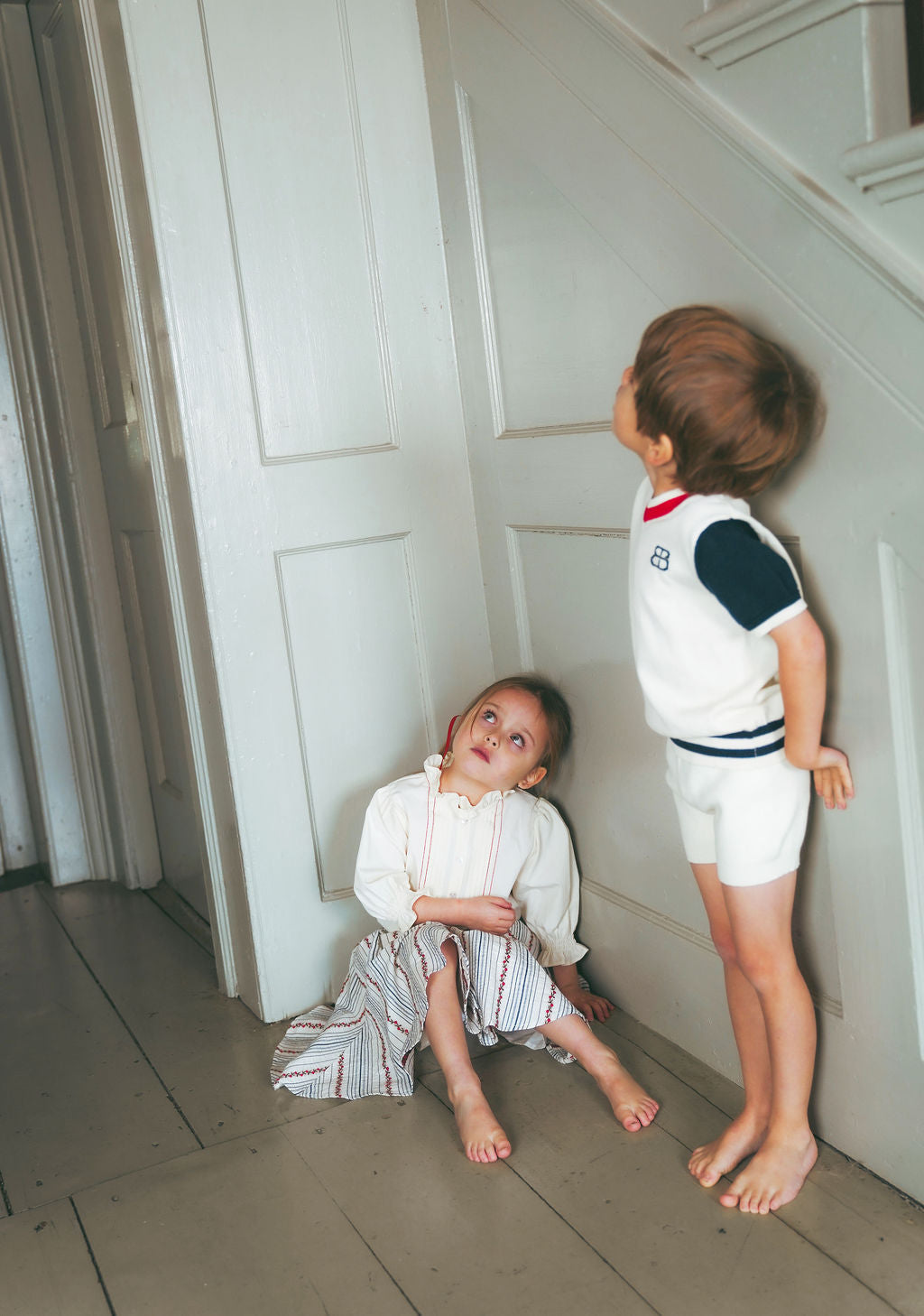 Pleated Bib Blouse
