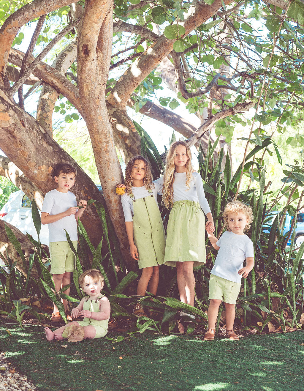 Pocket Detail Denim Shorts- Washed Mint