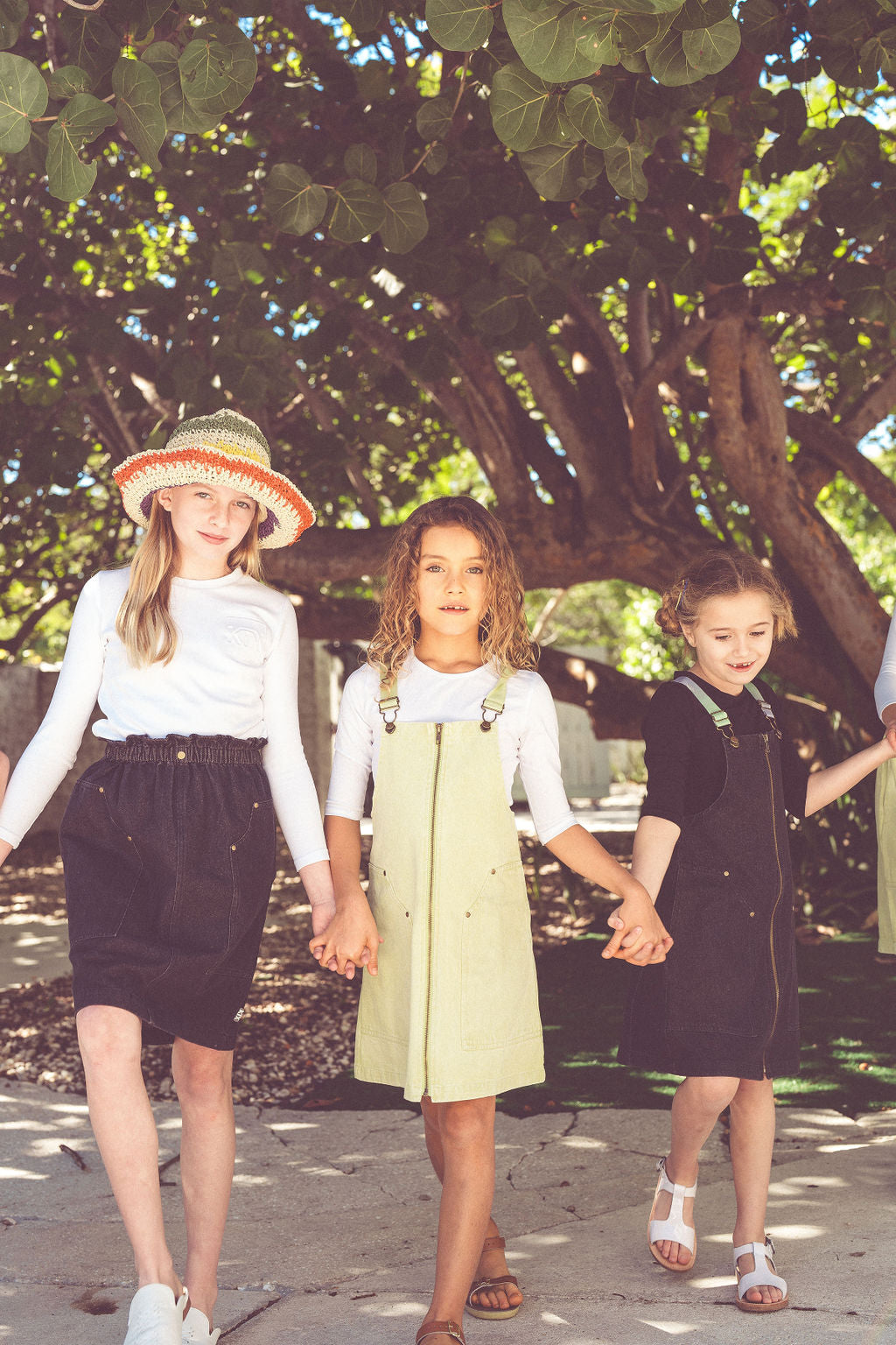 Pocket Detail Washed Black Skirt