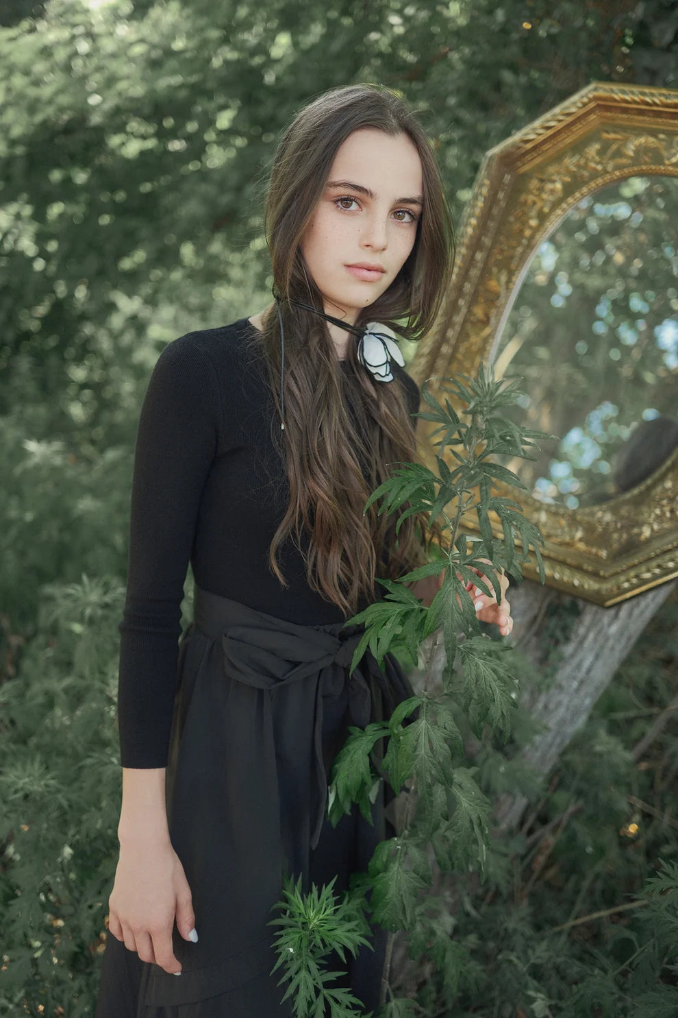 Taffeta Wrap Dress