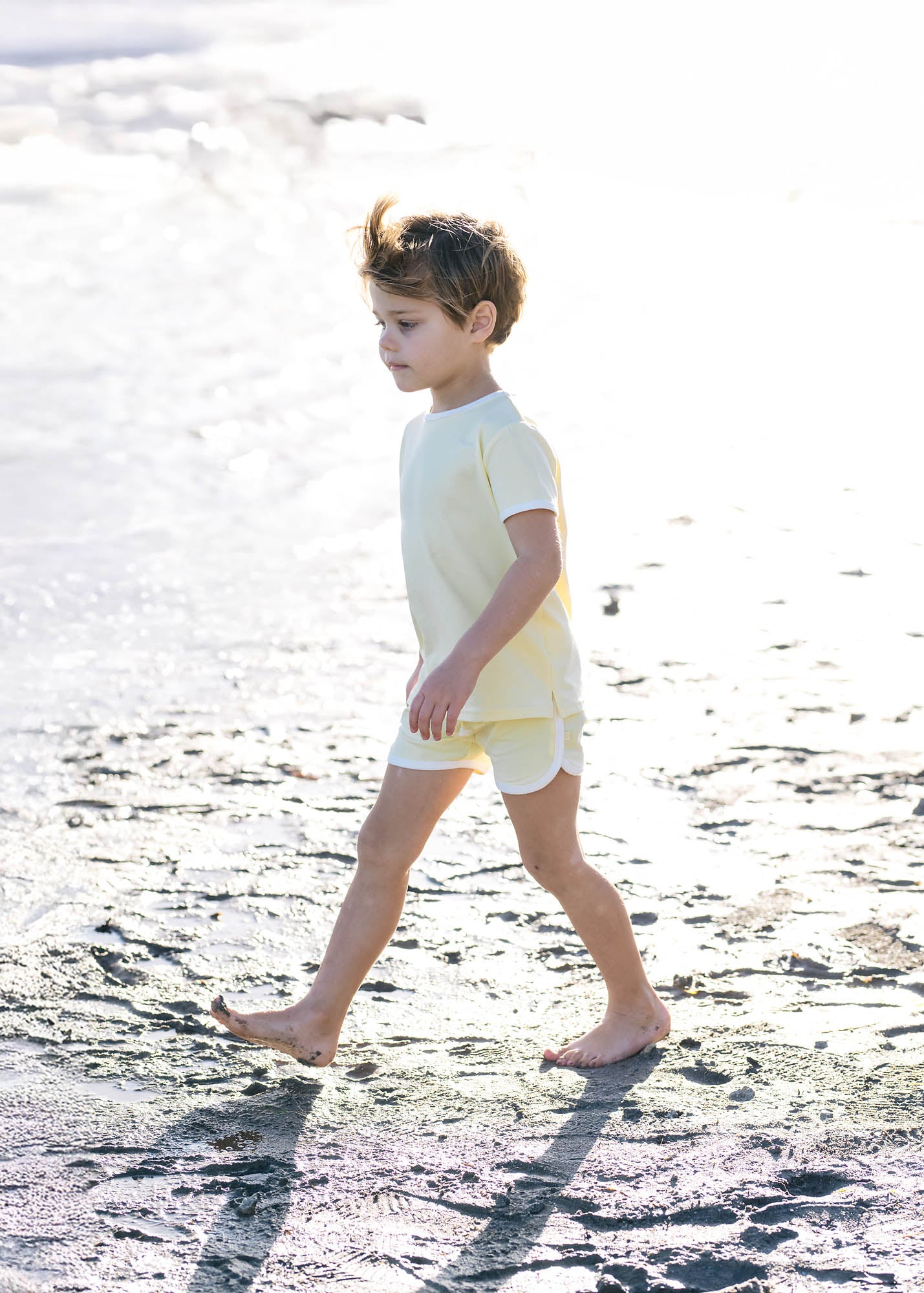 Neon Yellow Stripe Set