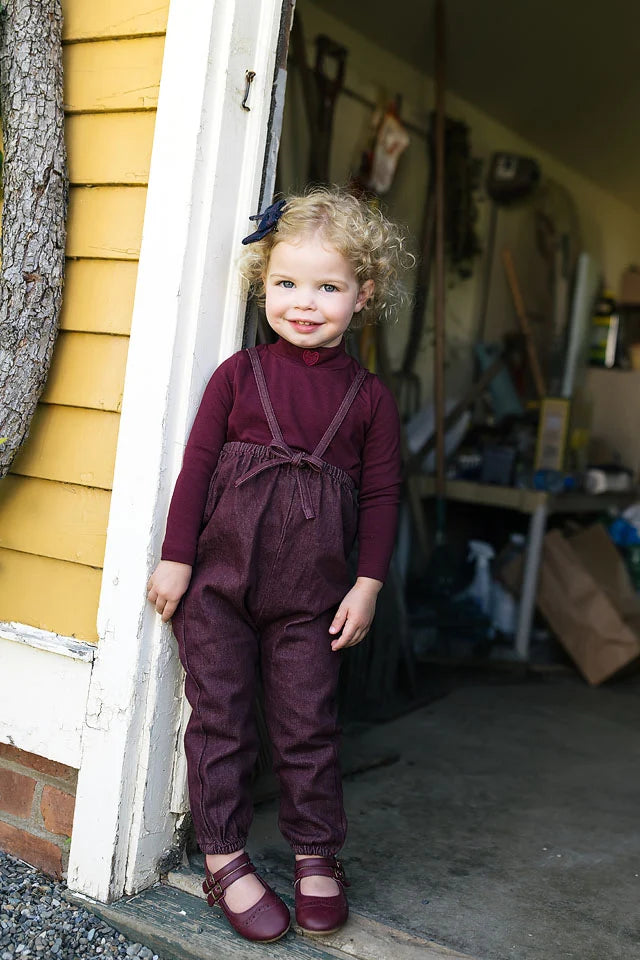 Rugged Threads Burgundy Mockneck
