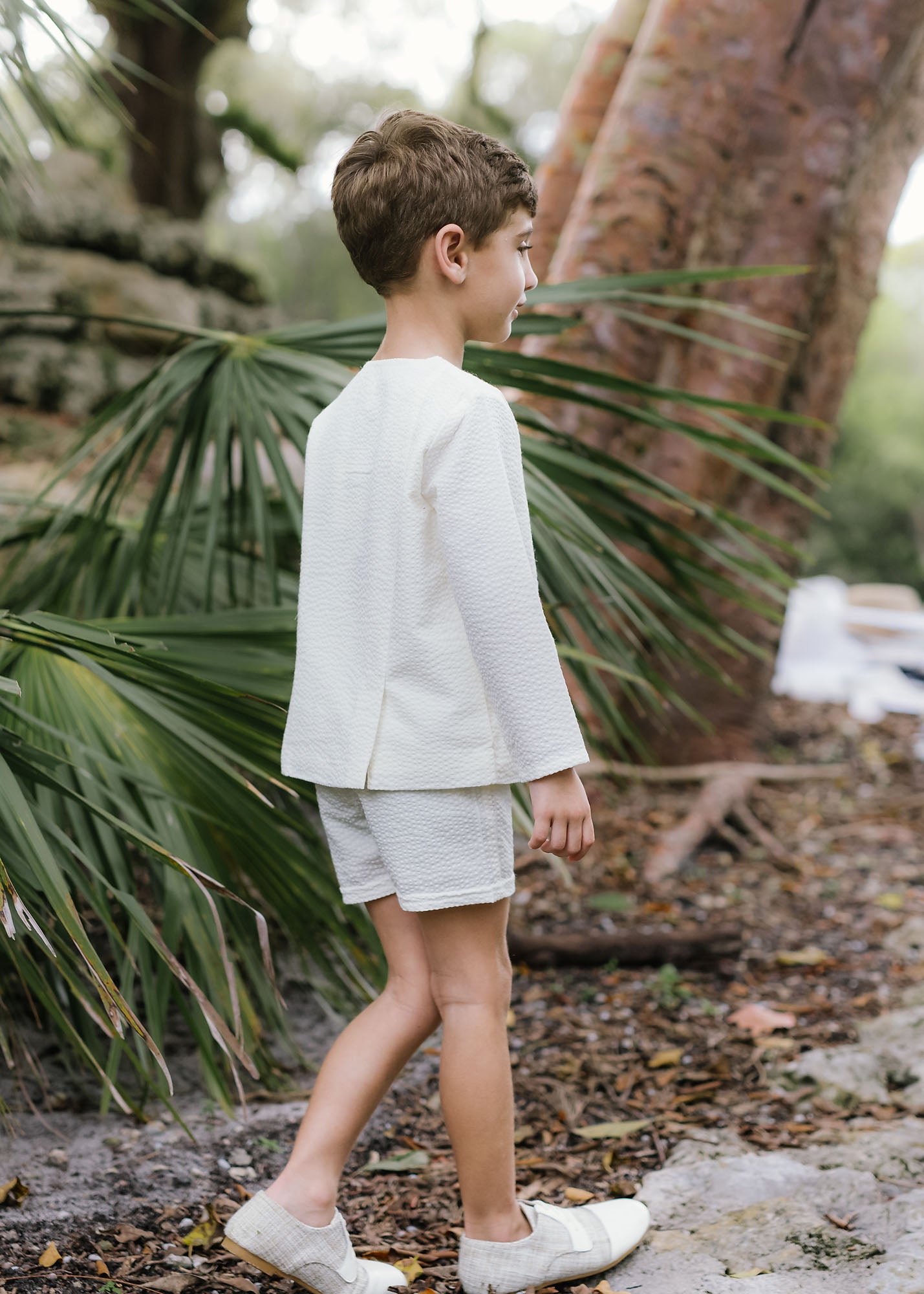 Seersucker Suit- Cream