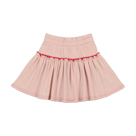 Drop Waisted Skirt- Pink