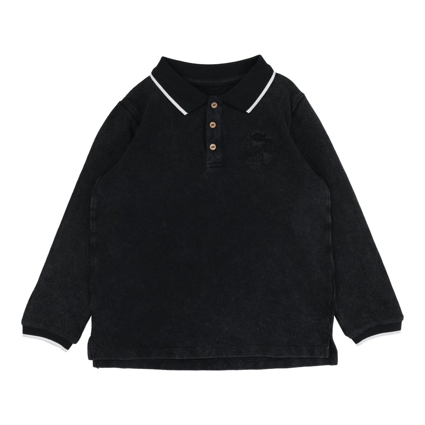 Emblem Polo Black Wash
