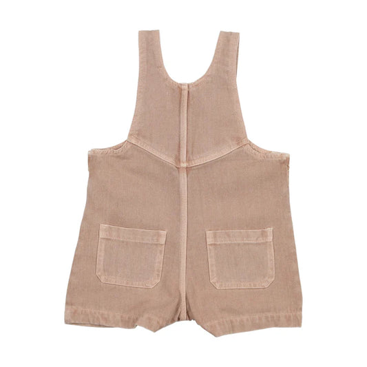 Denim Overall Pale Pink Wash