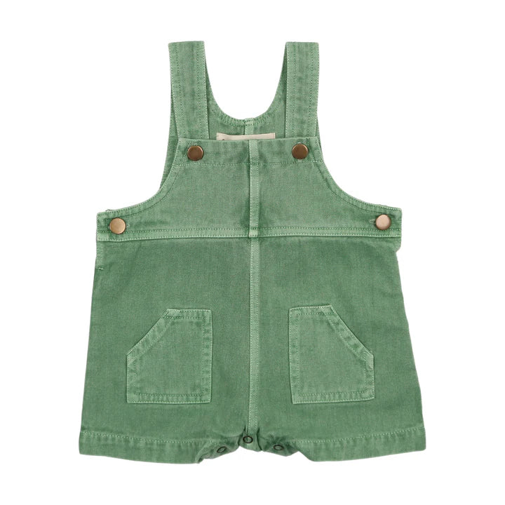 Denim Overall Green Wash