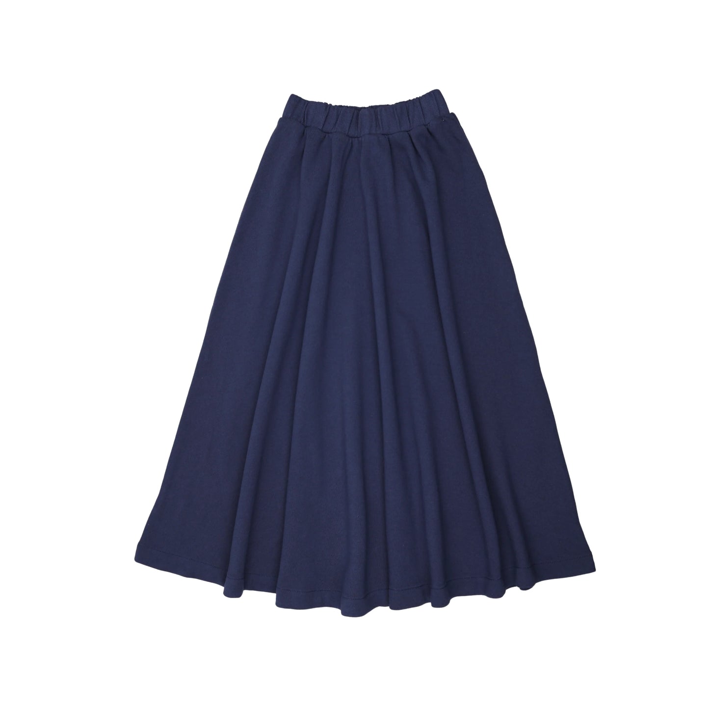 Maxi Gathered Skirt Washed Blue