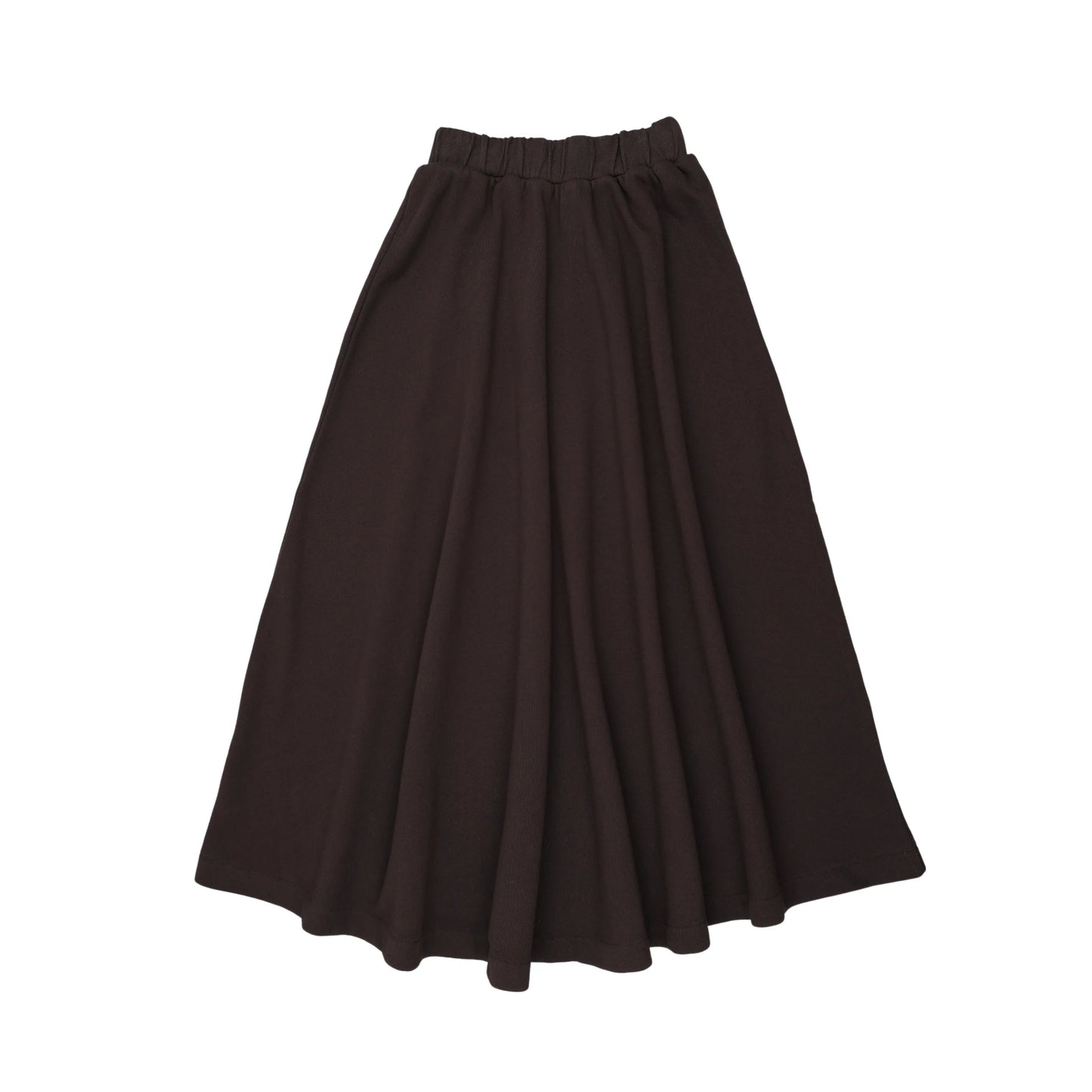 Maxi Gathered Skirt Washed Black