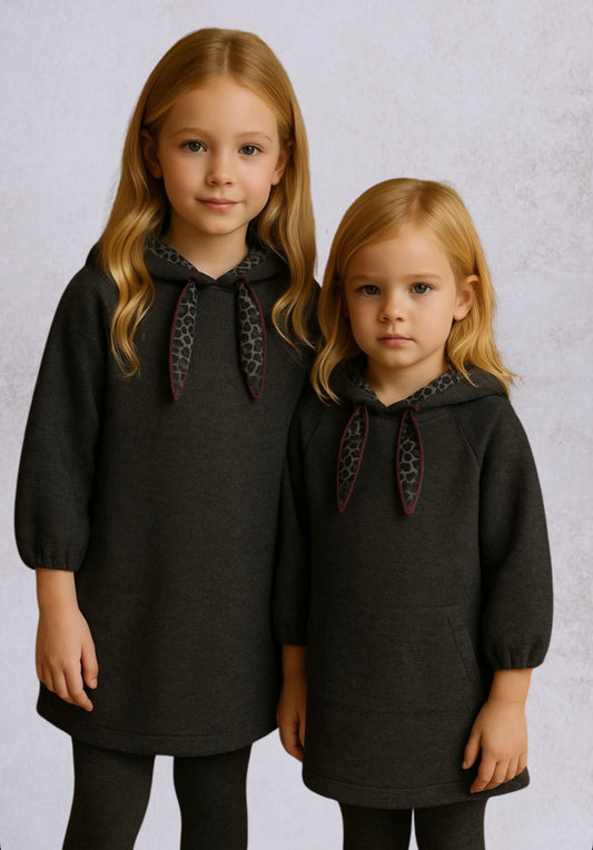 TIE DETAIL KNIT DRESS