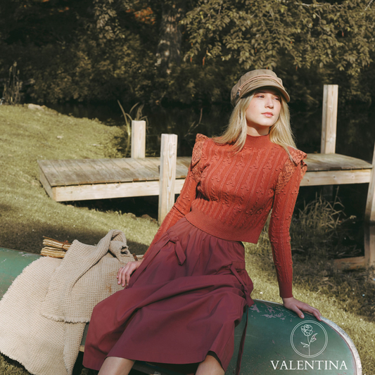 Lace Pointelle Sweater