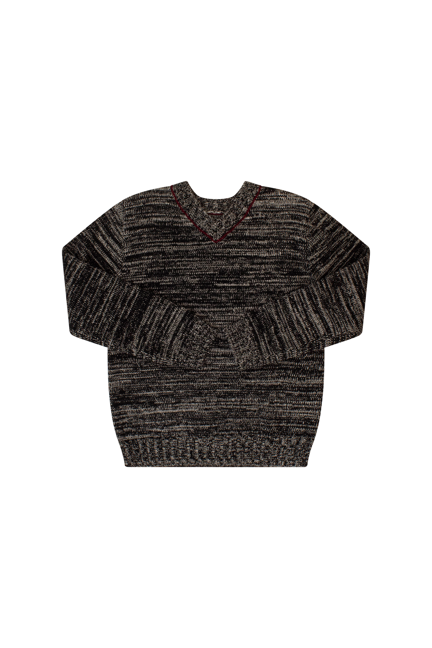 Maroon V Neck Sweater