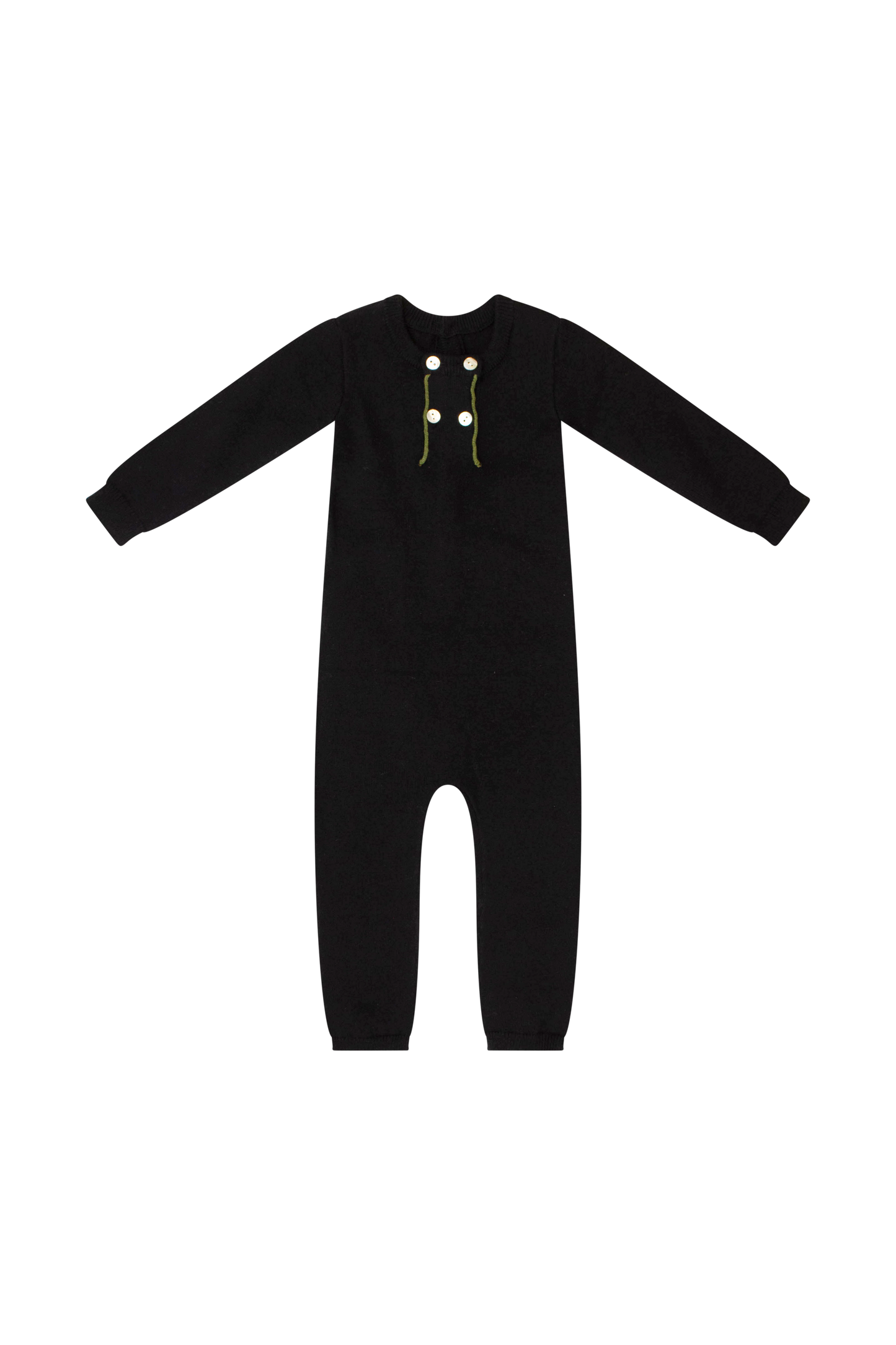Black Double Breasted Romper