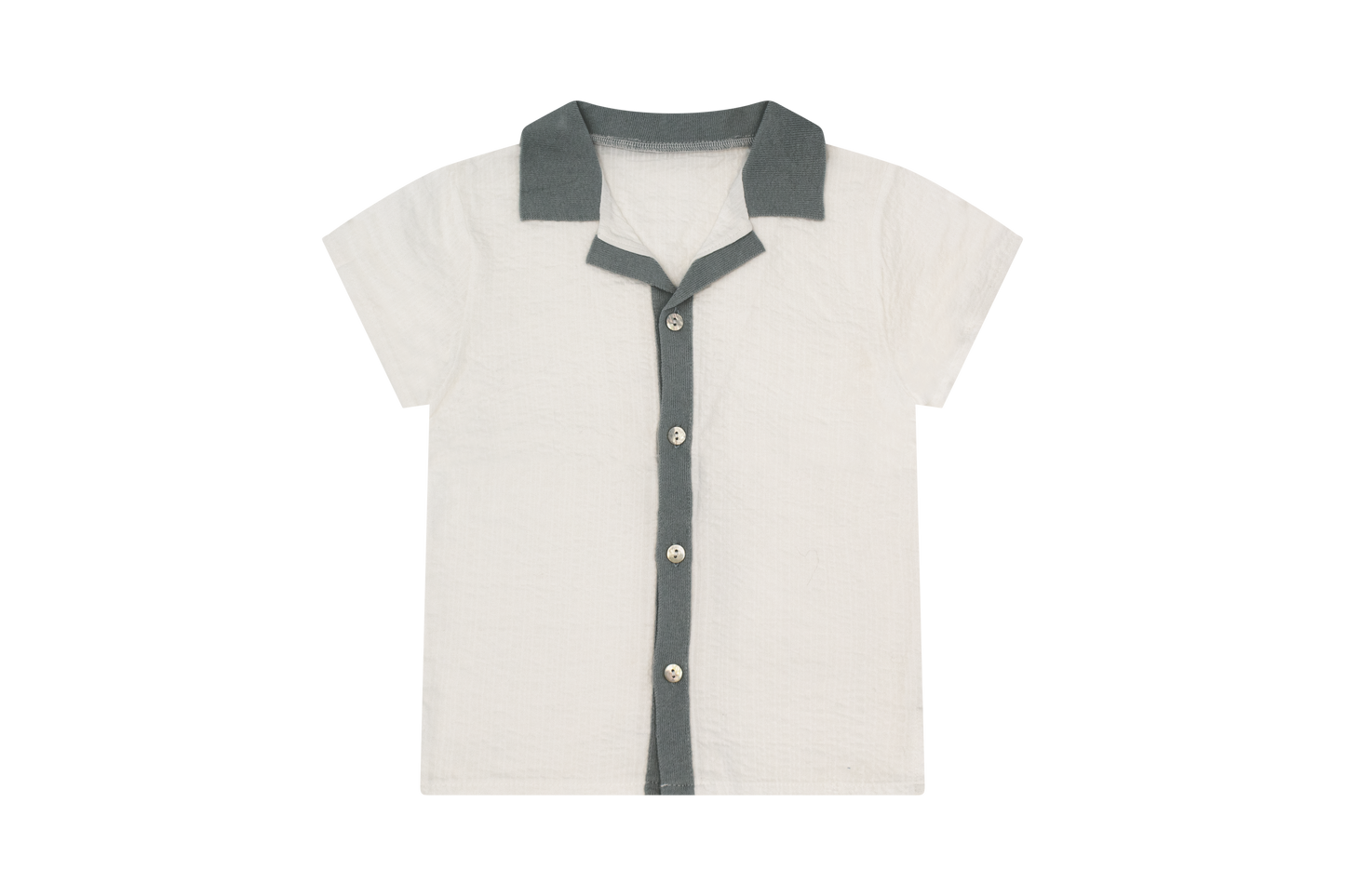 Seersucker Sage Knit Shirt