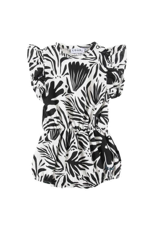SURF Floral abstract AOP girl Romper