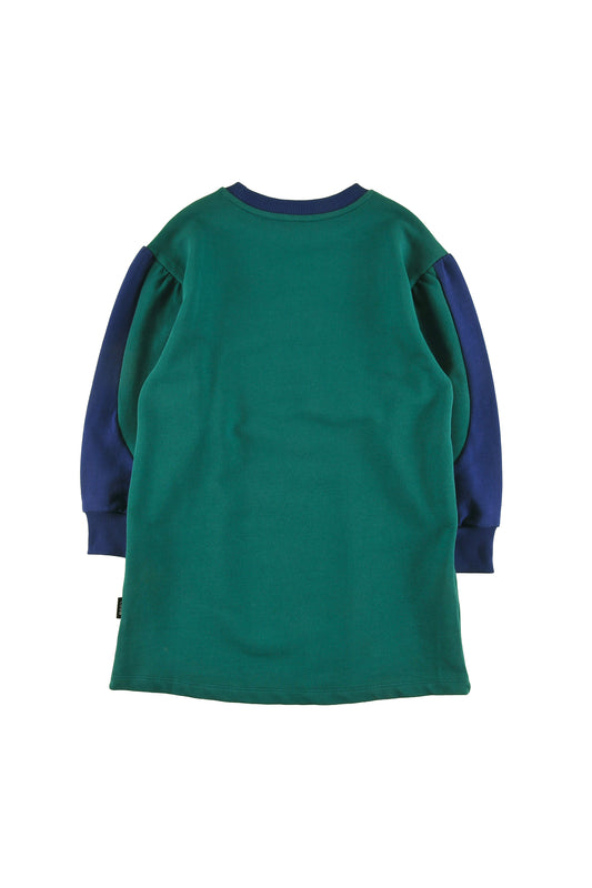 Refuge Green, Navy Dress