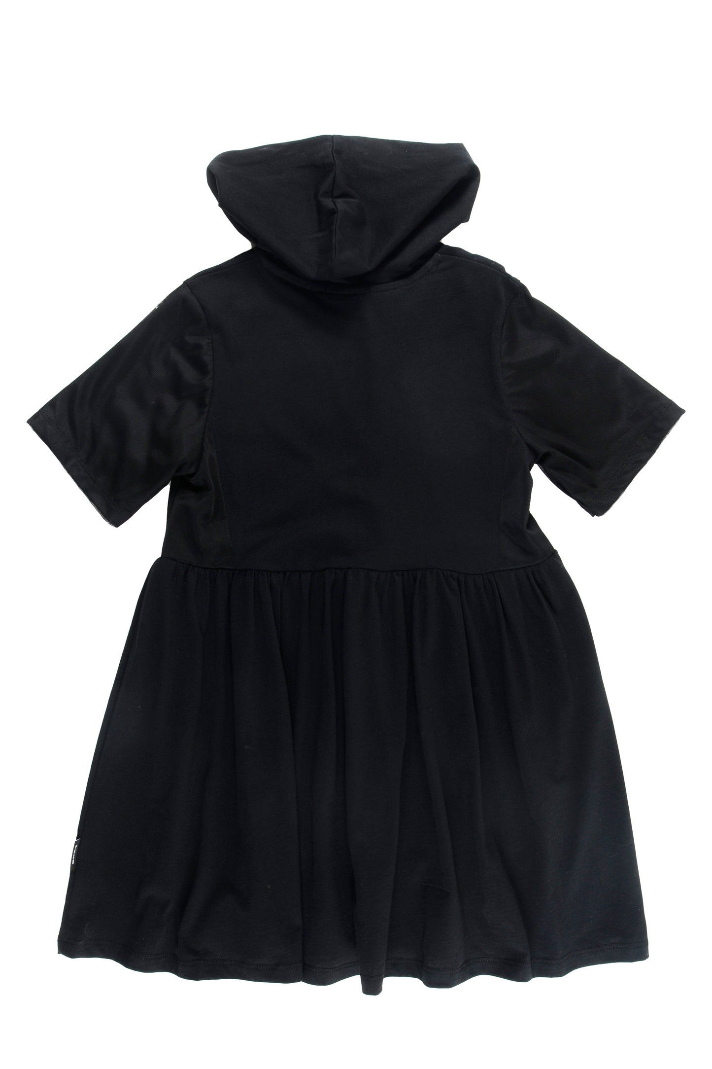 SPIAGGIA BLACK HOOD DRESS
