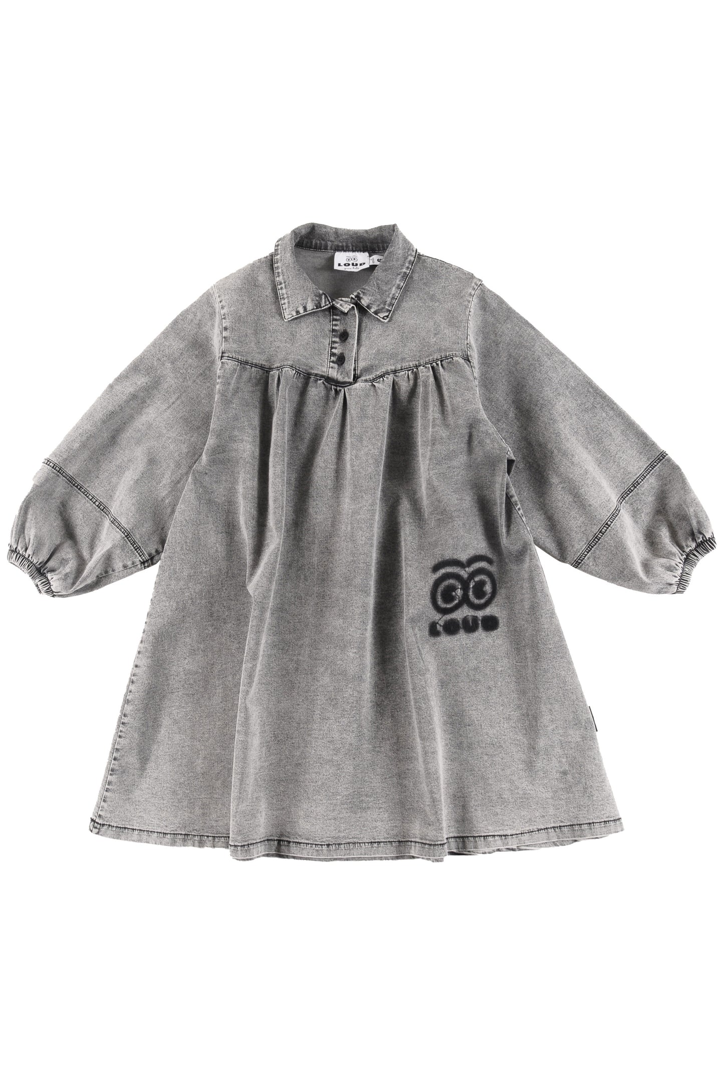 VALUE - Light Grey Stone Wash Dress