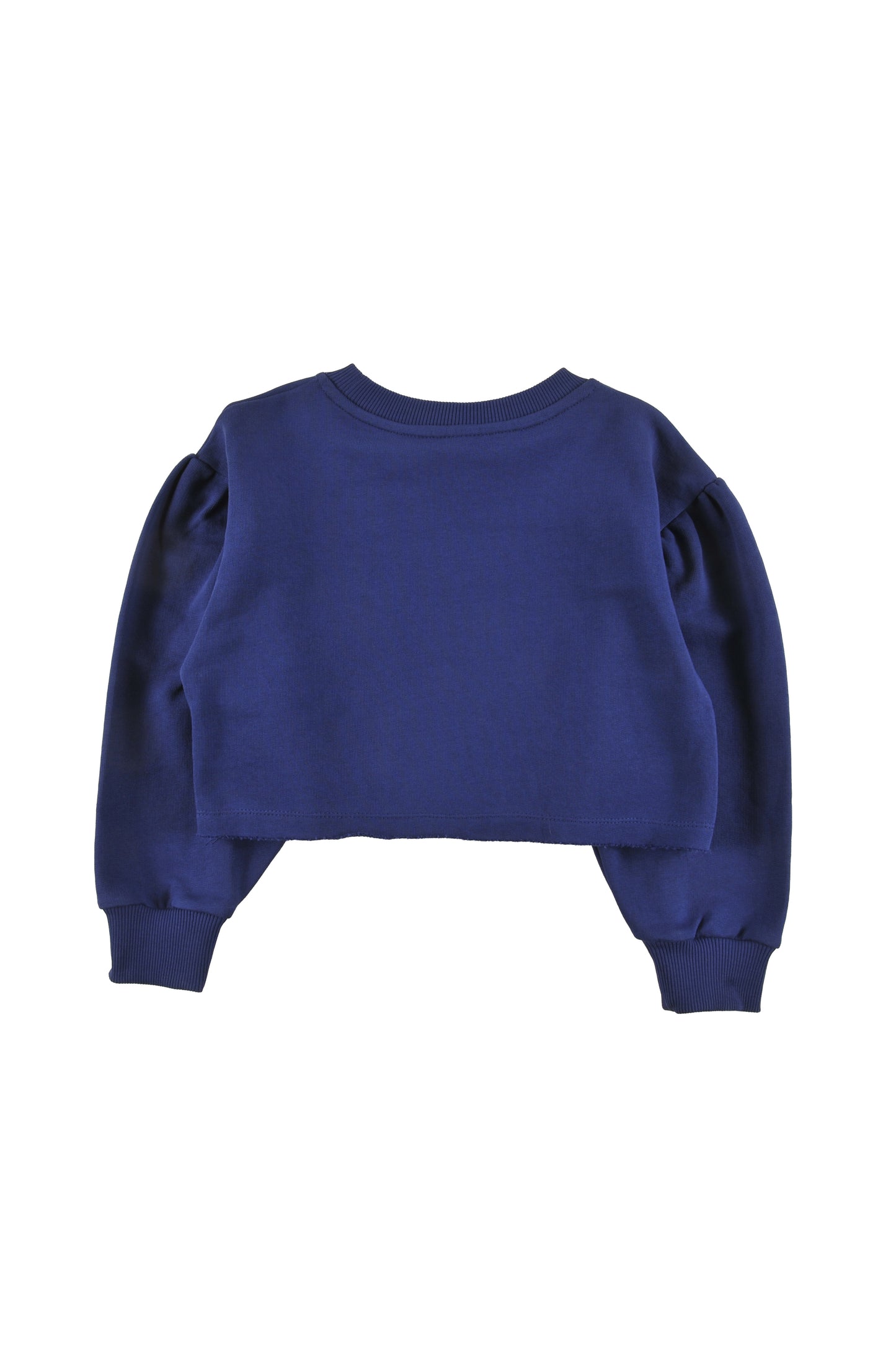 Nature Blue Navy Crop Sweater