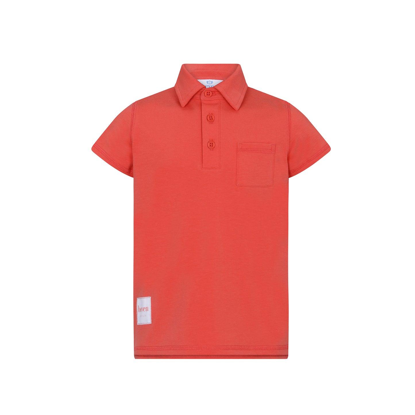 Orange Boys Short Sleeve Polo