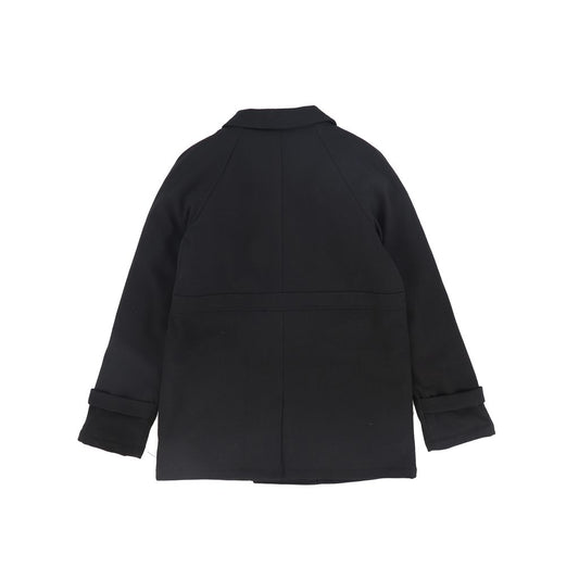 Black Double Breasted Coat