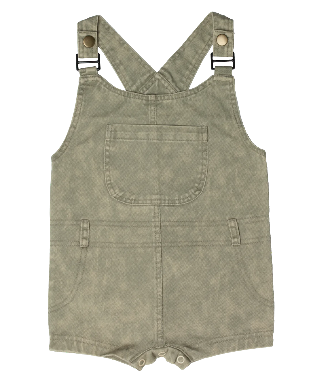 Vintage Green Jean Wash Overalls