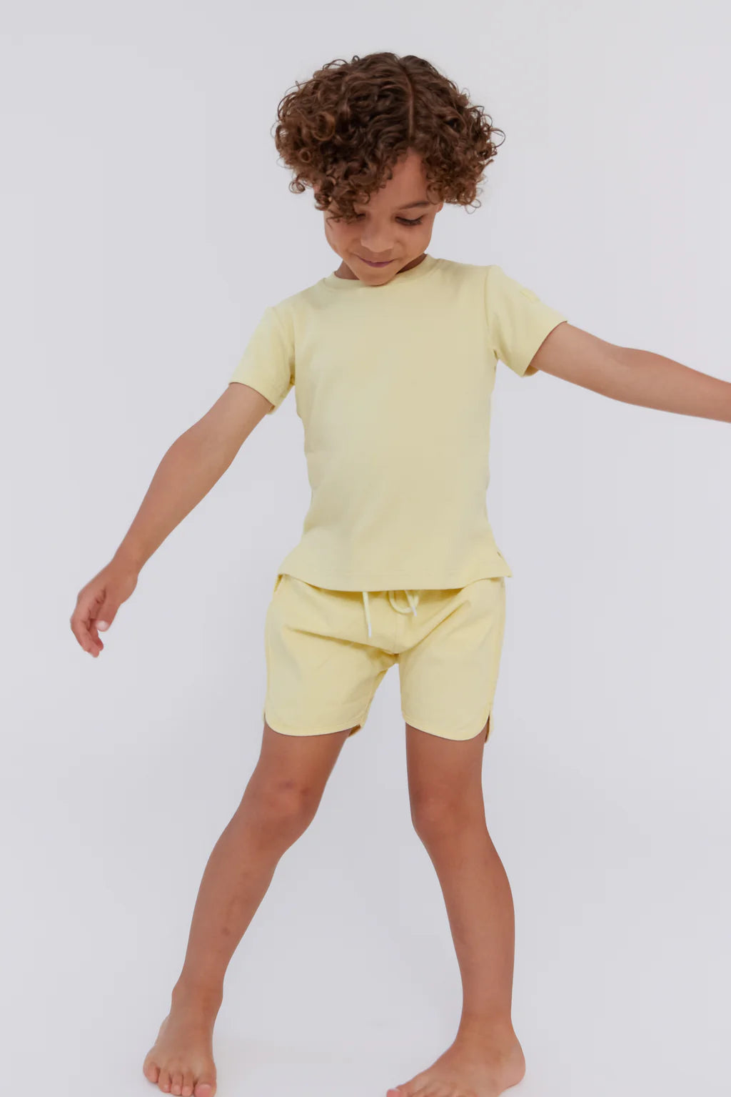 Yellow Rib Wash Tee (Boys)