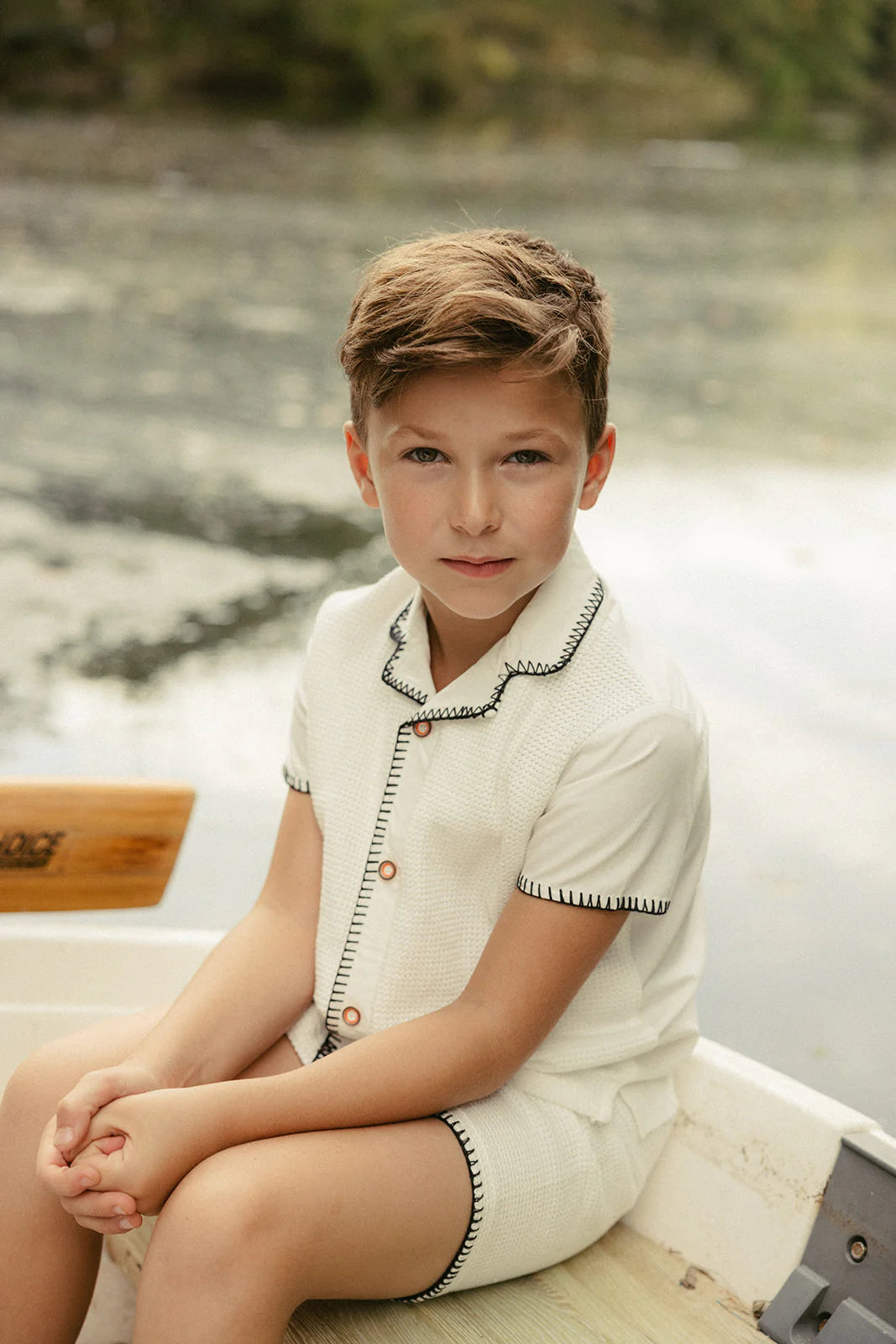 White Aiden Crochet Top