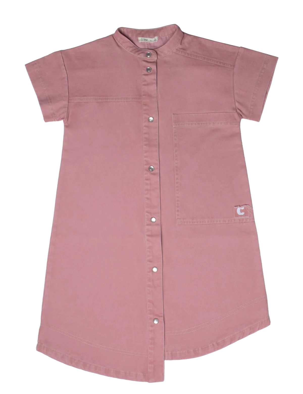Pink Utility Shirt Dress