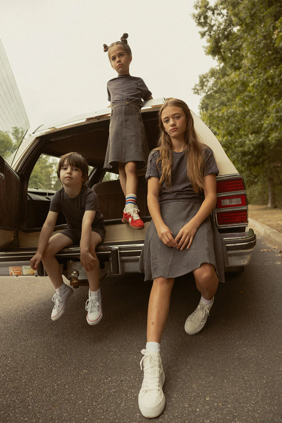 Grey Mix Media Dress