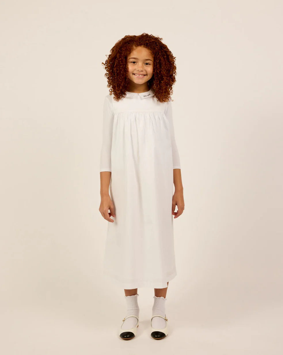 White Logo Collar Jumper + T-shirt