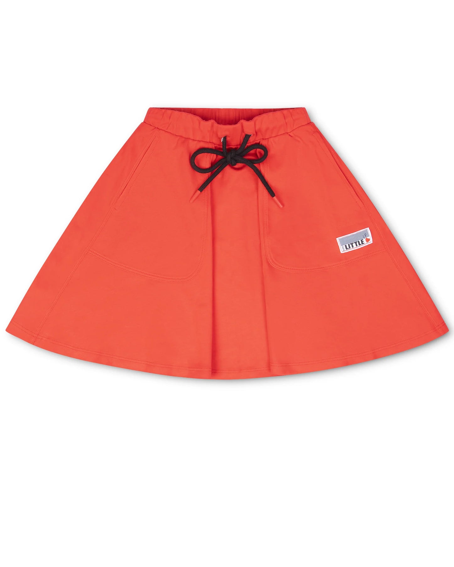 Coral Varsity Short Skirt