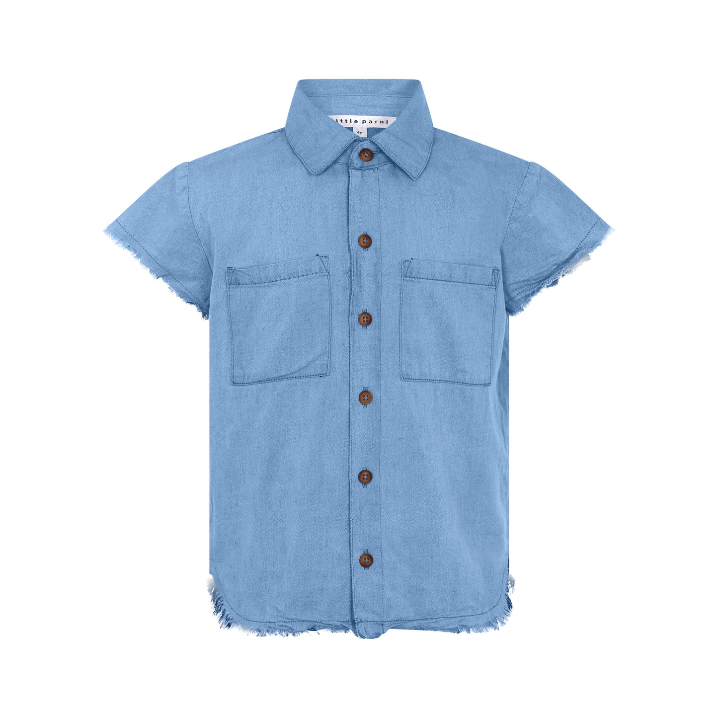 Light Blue Denim Boy's Shirt