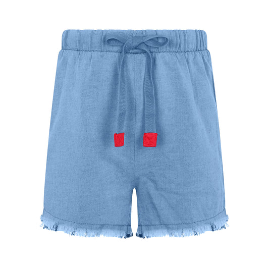 Light Blue Boy's Denim Shorts