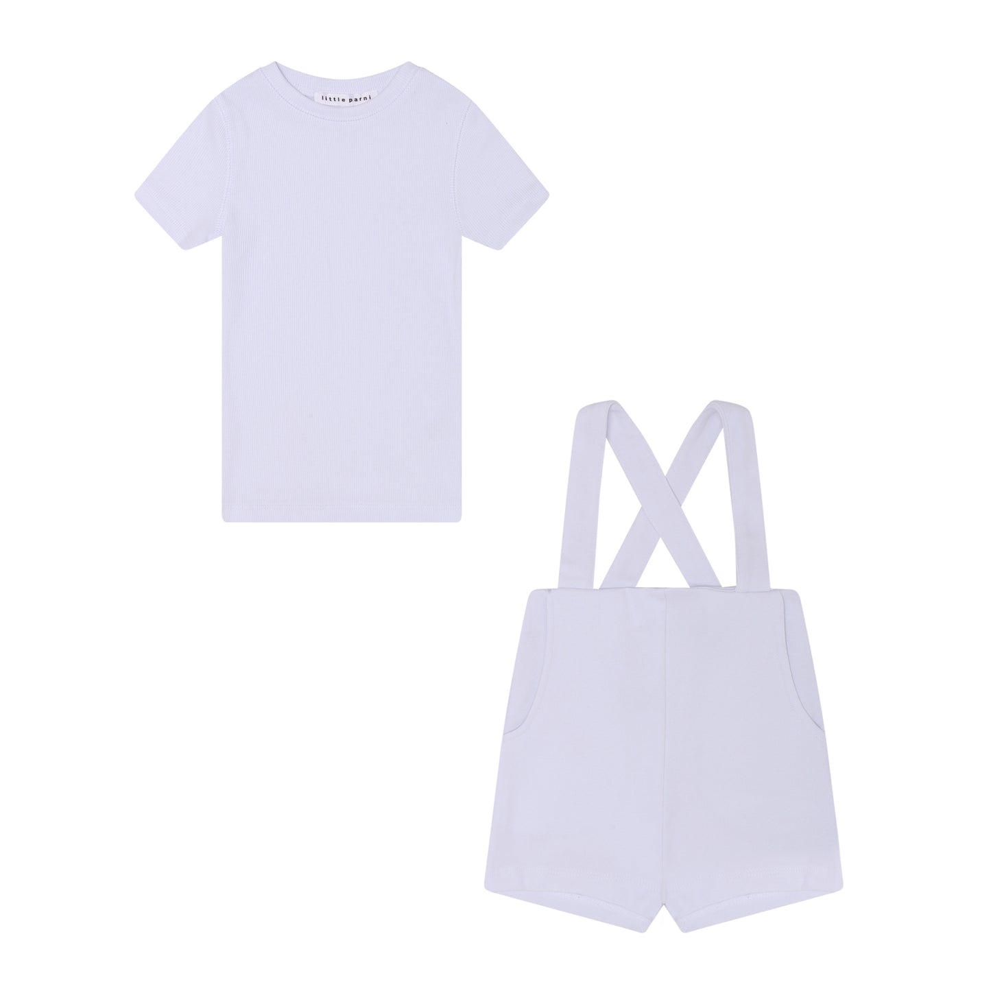 Milano Overall Set- White
