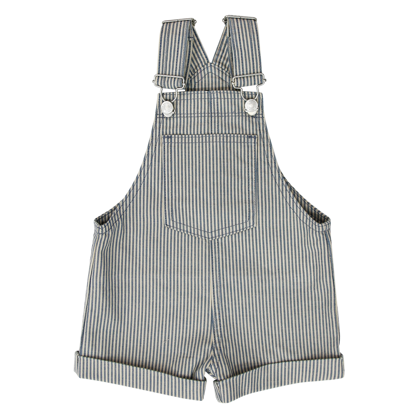 Blue Striped Denim Boys Overalls