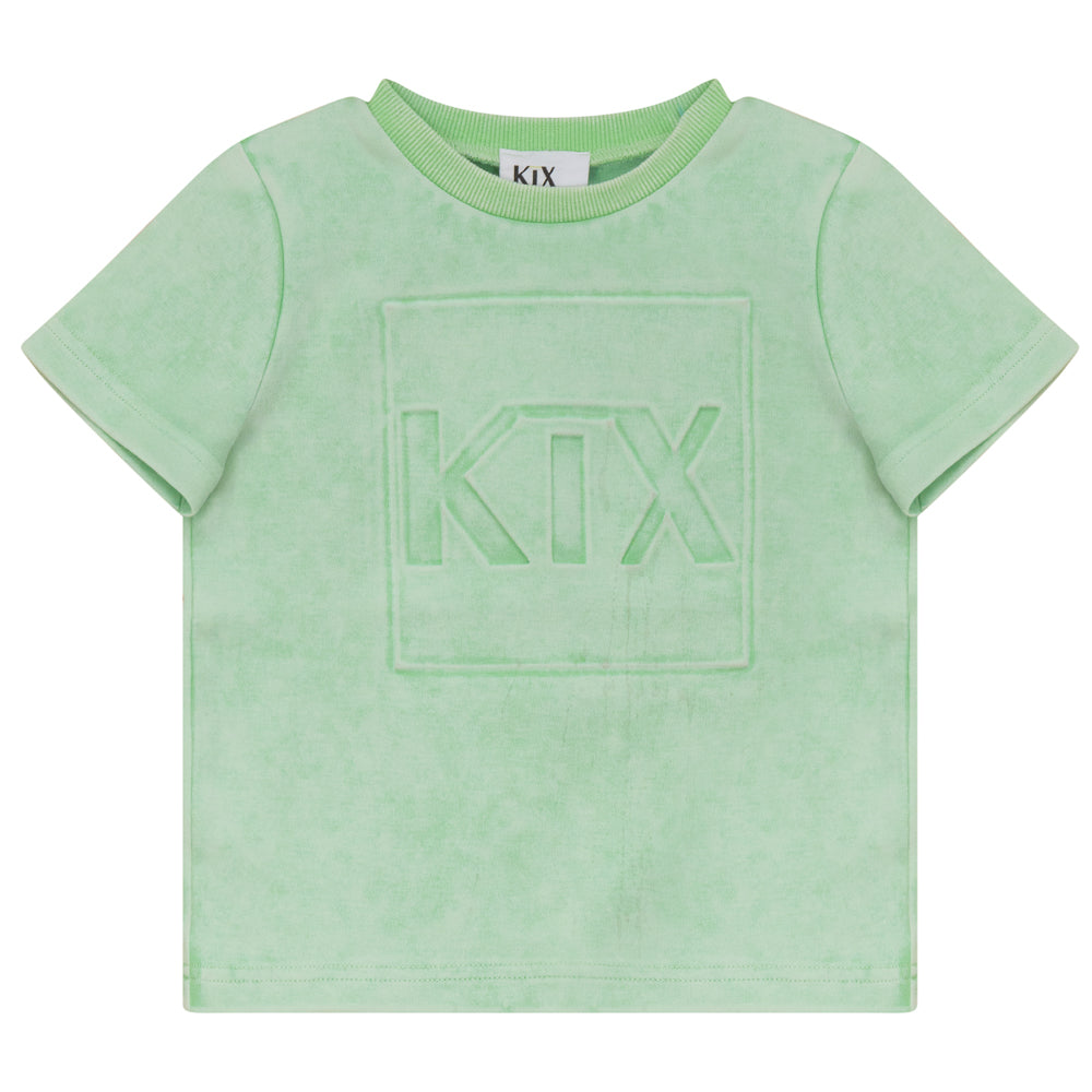 Embossed T-Shirt Washed Mint