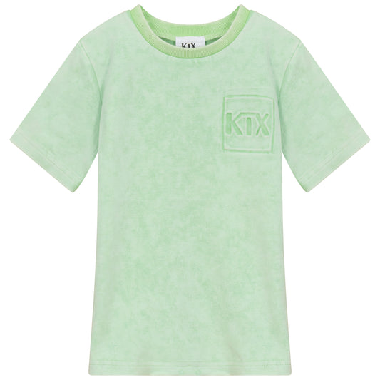 Embossed T-Shirt Washed Mint
