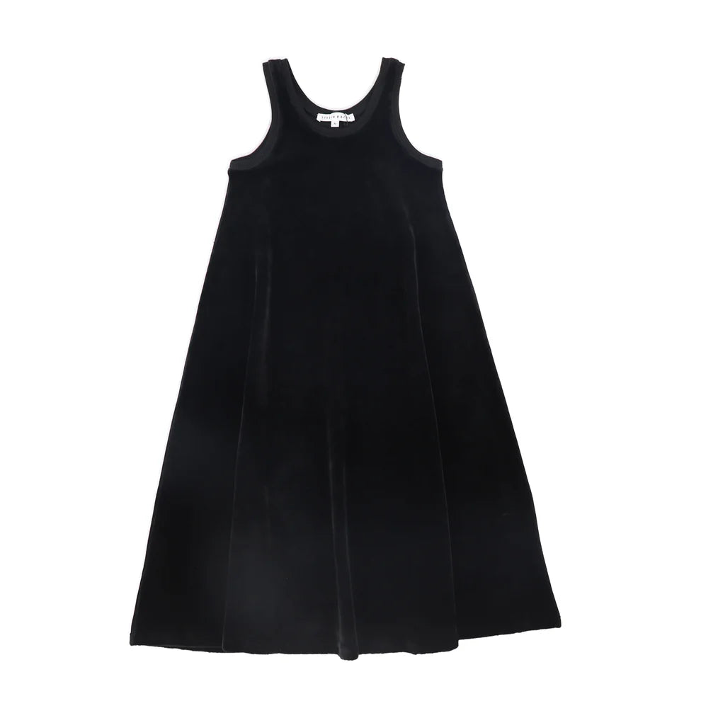 BLACK Velour Maxi Jumper