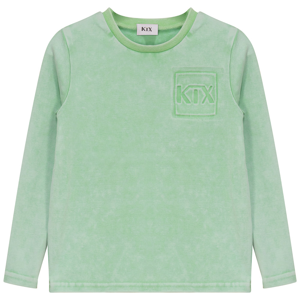 Embossed Logo T-Shirt Washed Mint