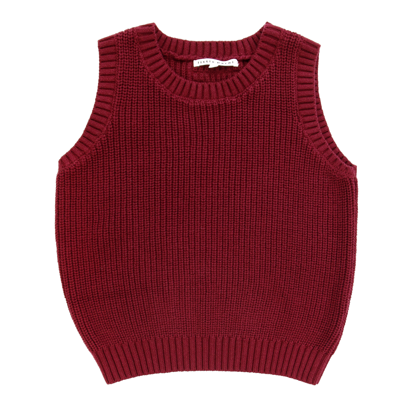 Burgundy Knit Vest