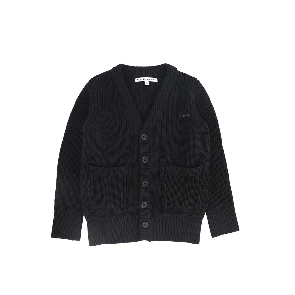 Black Boys Cardigan without Patches