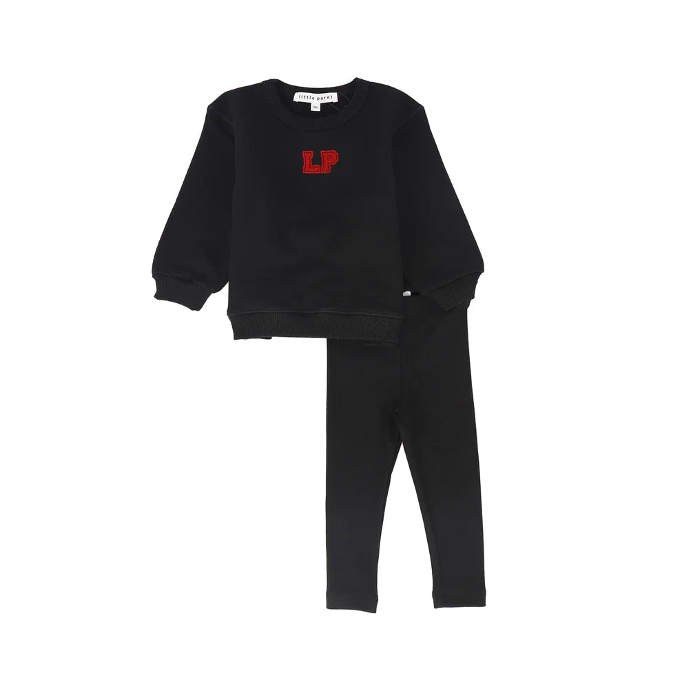 Black LP Baby Sweatshirt and Leggings