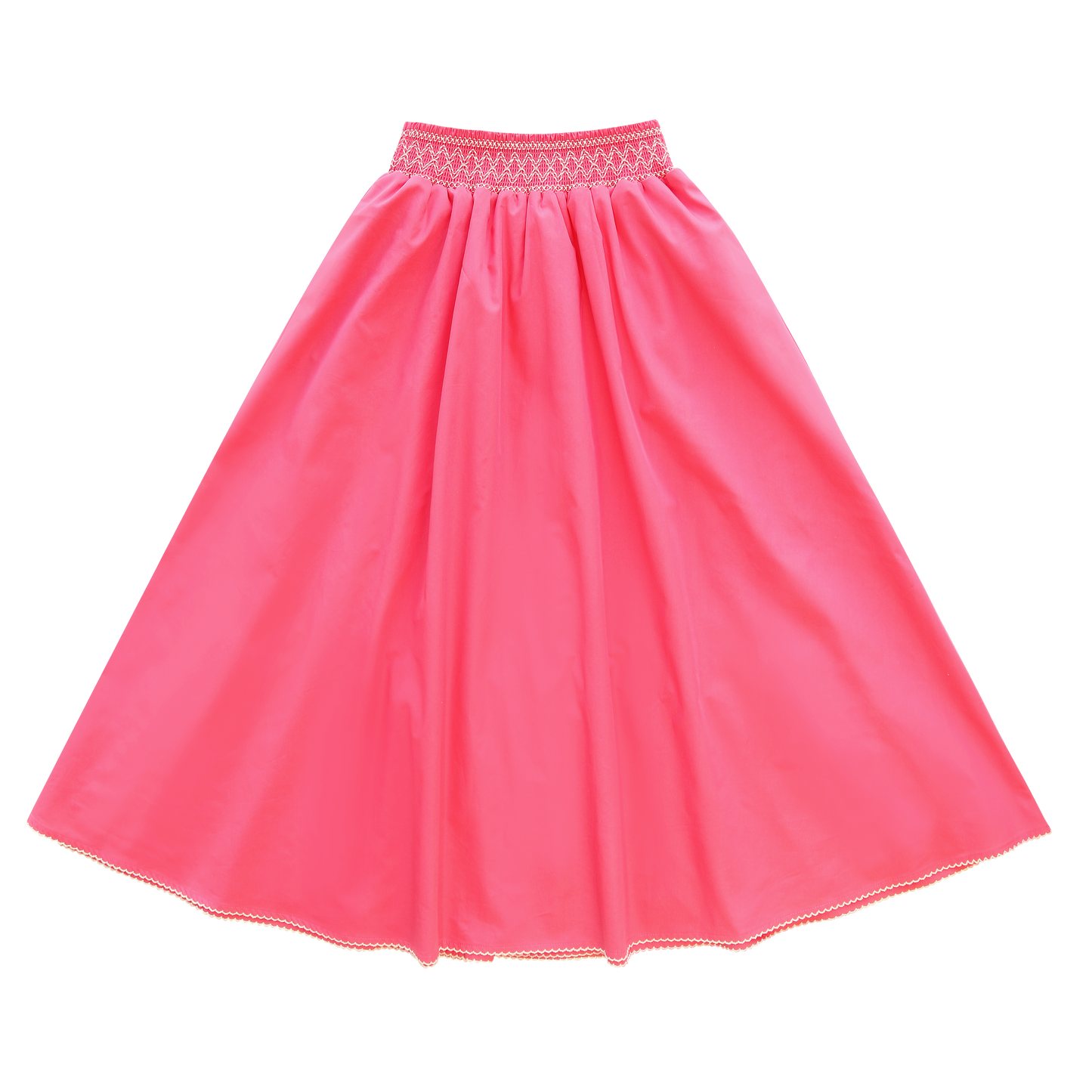Pink Smocking Teen Skirt