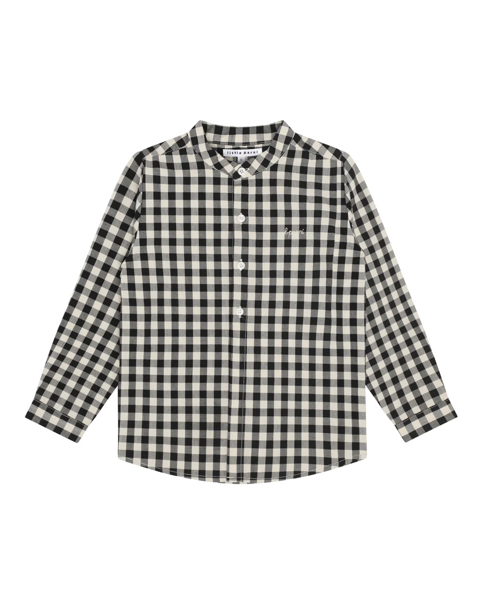 Patterned Boy's Shirt - Black