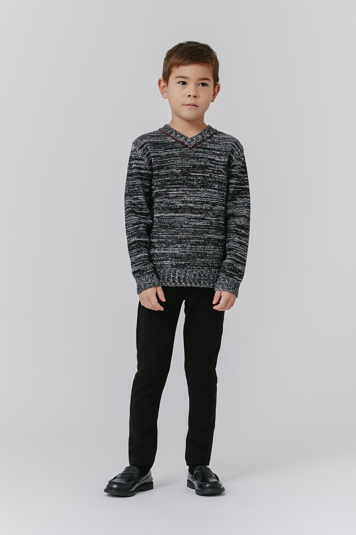 Maroon V Neck Sweater